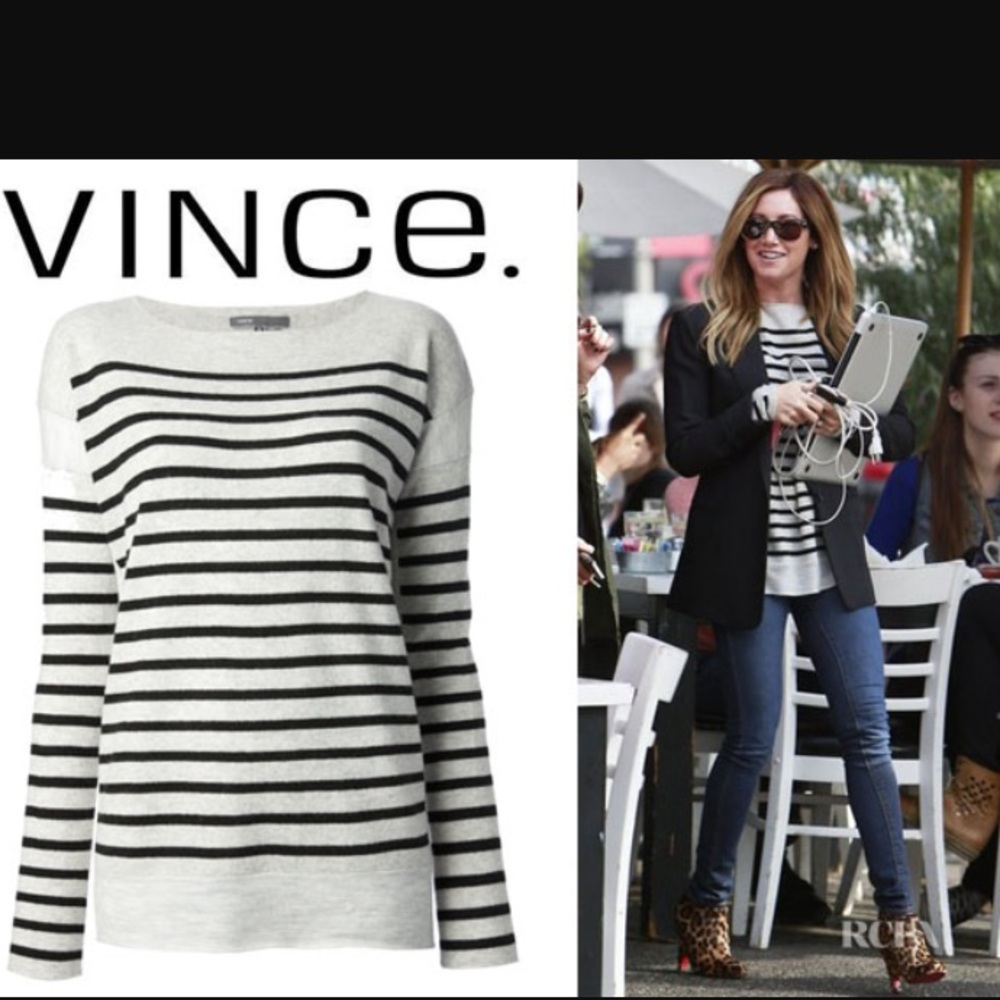 Vince striped sweater